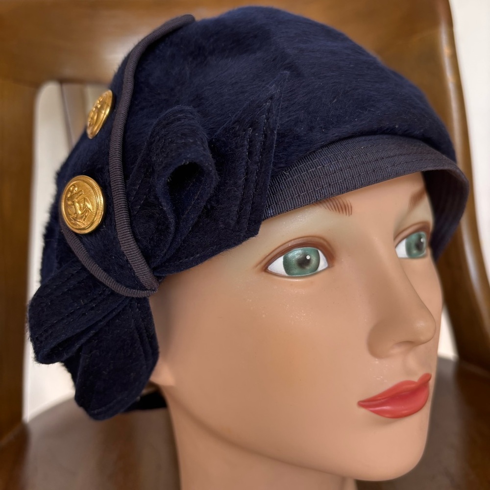 Vintage 50s Genevieve Paris New York Hat Made in Italy